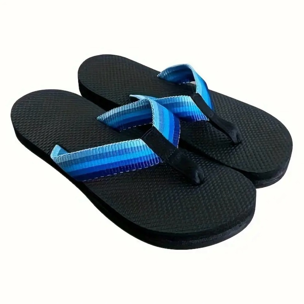 New 9.5-10 funny gag joke bro penis dick print flip flops vacation spring break - Picture 4 of 4
